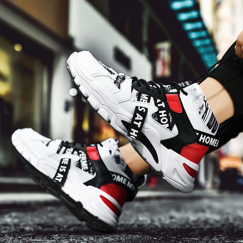 Japanese Women Lifestyle - Zapatillas de deporte gruesas para hombre