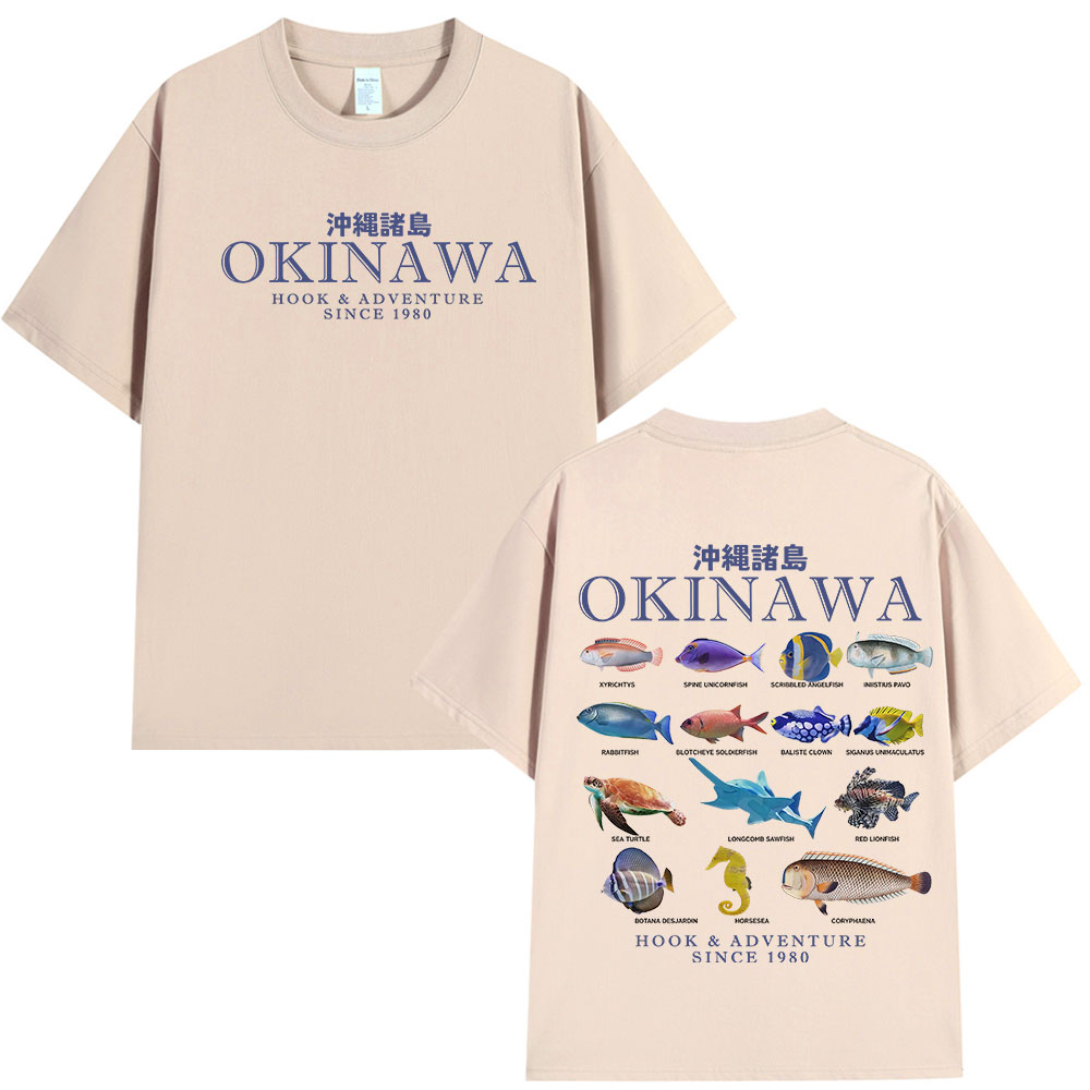 Camiseta Okinawa Ocean Fish, c - Japanese Women Lifestyle reseña y precio