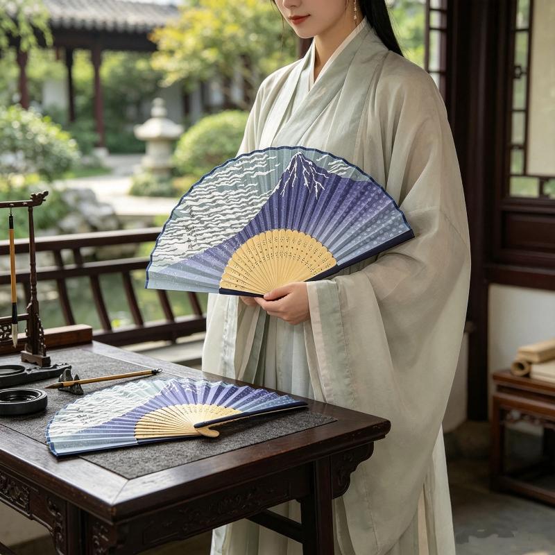 Abanico Plegable de Bambú con  - Fan Sensu Folding reseña y precio