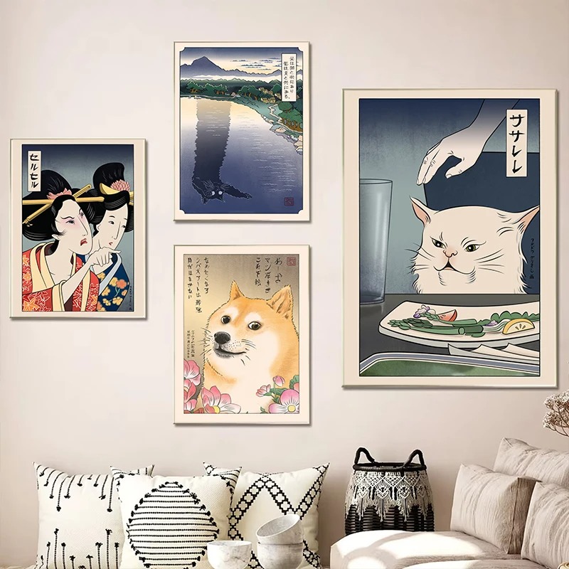 Póster de estilo japonés Ukiyo - Japanese Women Lifestyle reseña y precio