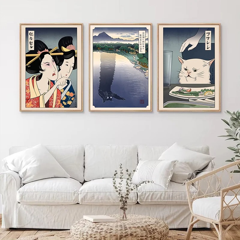 Póster de estilo japonés Ukiyo - Japanese Women Lifestyle reseña y precio