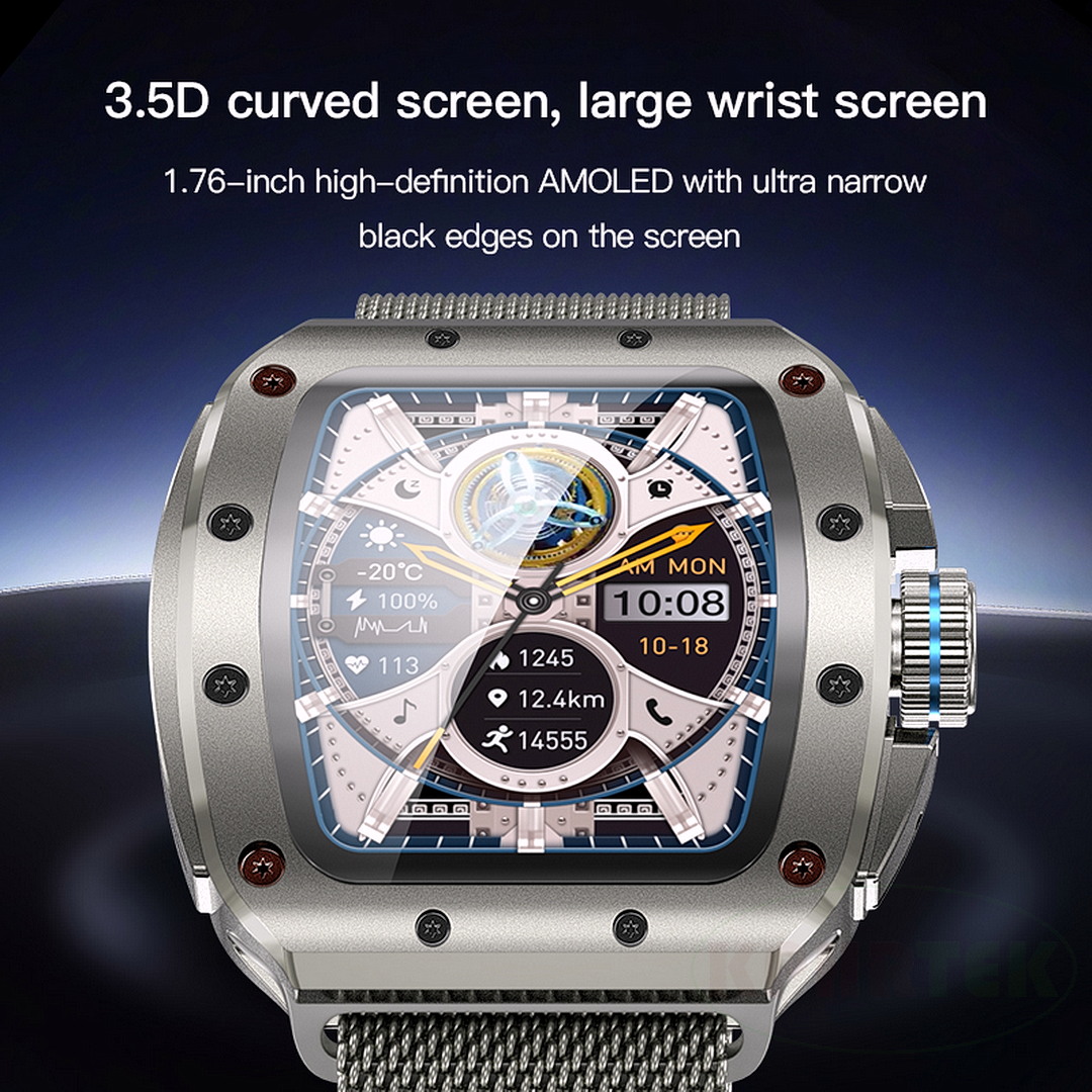 Reloj inteligente V68, 1,76 pu - Japanese Women Lifestyle reseña y precio